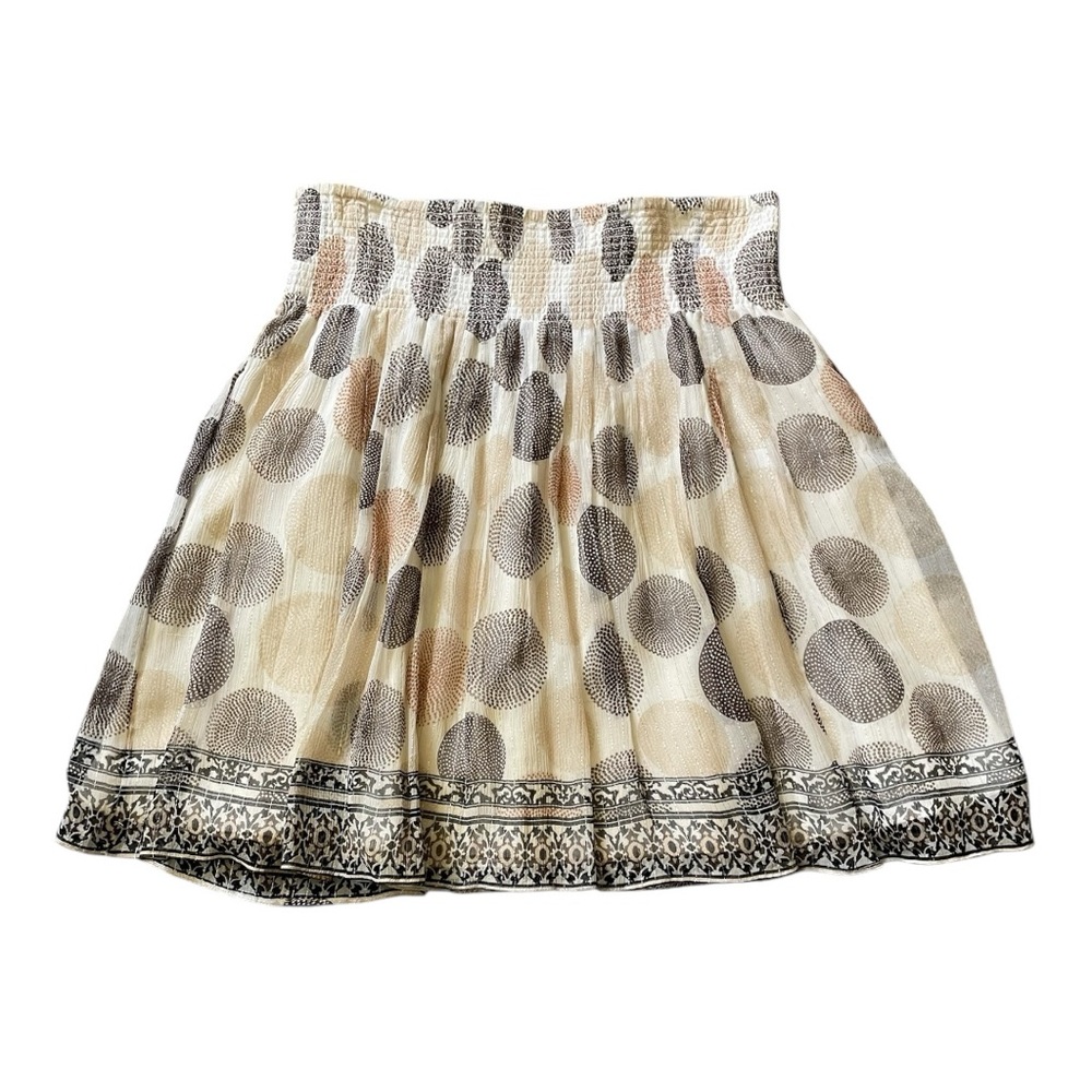 #104, White House Black Market SilkPolka Dot Women's Skirt, size small